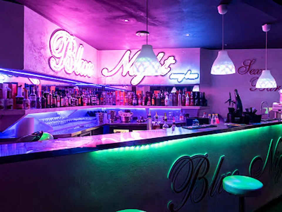 Blue Night Strip Bar