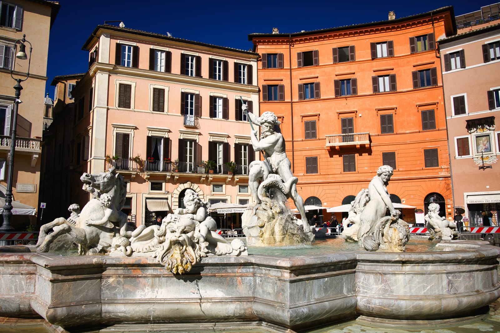 The Neptune Fountain in Piazza Navona